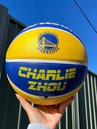 Load image into Gallery viewer, Personalised NBA Official Golden State Warriors Team Basketball (Size 7)

