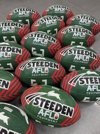Load image into Gallery viewer, Personalised South Sydney Rabbitohs Official NRL Ball (11inch mini ball)
