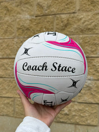 Load image into Gallery viewer, Personalised Gilbert 2025 Gripsure Match Netball (SIZE 5) - 7 Day Dispatch
