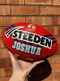 Load image into Gallery viewer, Personalised Sydney Roosters Official NRL Ball (Size 5)
