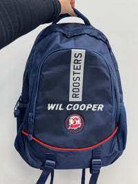 Load image into Gallery viewer, Personalised Sydney Roosters Official NRL Backpack
