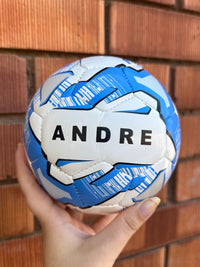 Load image into Gallery viewer, Mini Personalised Mi-Ball Blue Soccer Ball (Mini Size)
