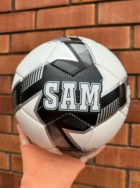 Load image into Gallery viewer, Personalised Deploy Ascend Advanced Training Black Soccer Ball (Size 5)
