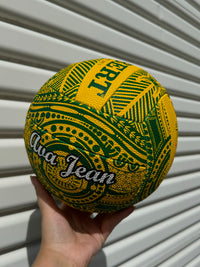 Load image into Gallery viewer, Personalised Gilbert Indigenous First Nations Diamonds Supporter Netball (SIZE 5)
