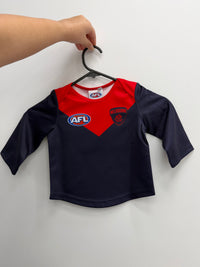 Load image into Gallery viewer, Personalised Melbourne Demons AFL Toddler Guernsey
