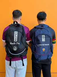 Load image into Gallery viewer, Personalised Brisbane Lions Official AFL Backpack
