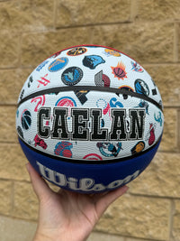 Load image into Gallery viewer, Personalised NBA Official All Team Basketball (Size 6, 7)
