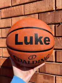 Load image into Gallery viewer, Personalised Spalding TF-50 Rubber Basketball (Size 5, 6 &amp; 7)
