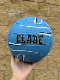 Load image into Gallery viewer, Personalised Mi-Ball Envision Blue Netball (SIZE 5)
