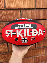 Load image into Gallery viewer, Personalised AFL Official St Kilda FC Saints Club Football (Size 5)
