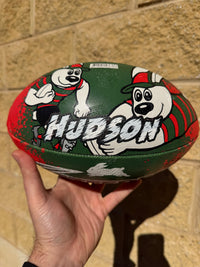 Load image into Gallery viewer, Personalised Limited Edition South Sydney Rabbitohs Mascot Official NRL Ball (Size 3)
