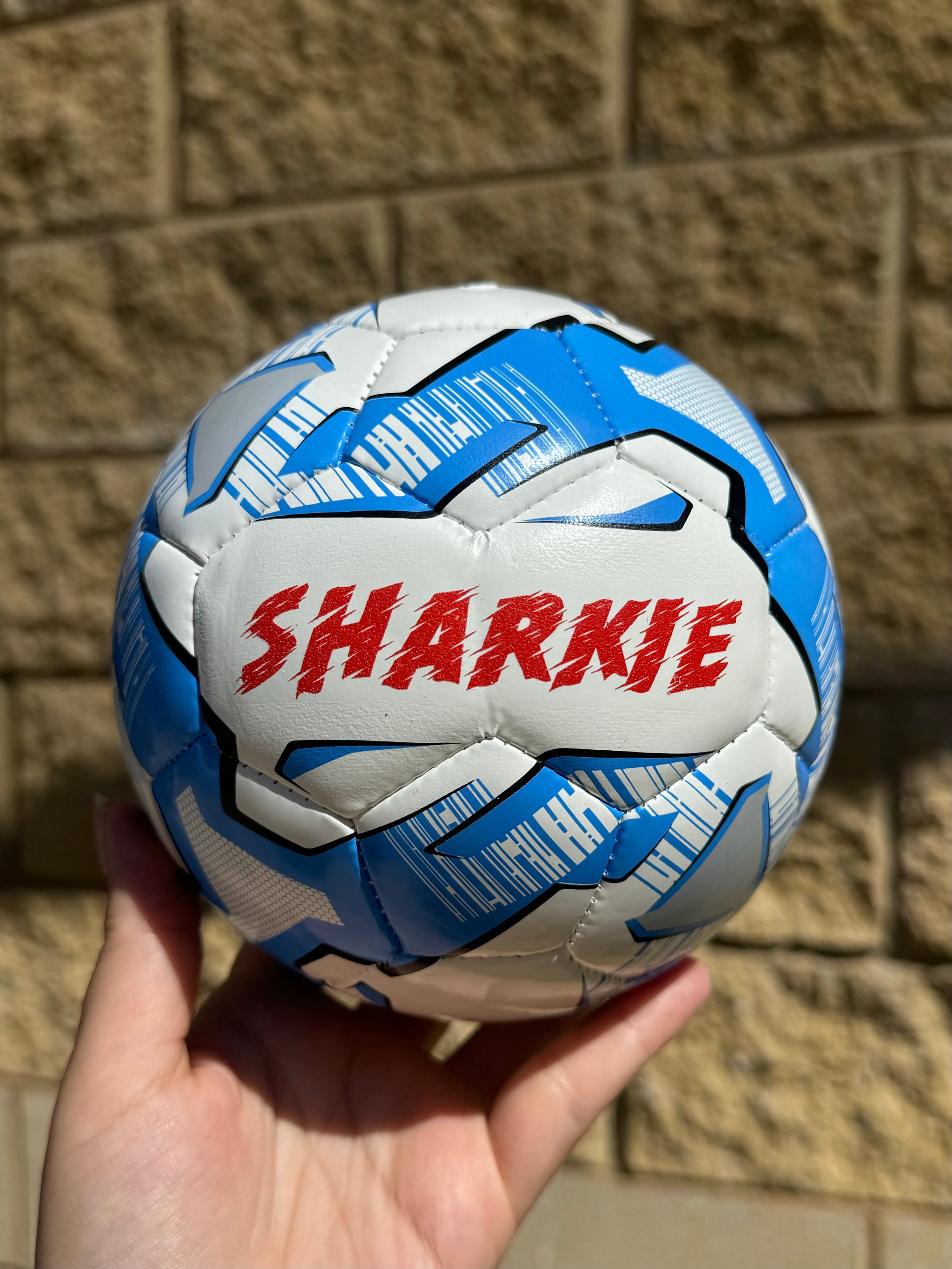 Mini Personalised Mi-Ball Blue Soccer Ball (Mini Size) NPA
