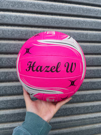Load image into Gallery viewer, Personalised Gilbert Pink Netball (SIZE 5)

