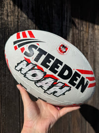 Load image into Gallery viewer, Personalised St George Dragons Official NRL Ball (Size 5)
