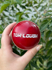 Load image into Gallery viewer, Personalised Red Cricket Ball
