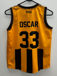 Load image into Gallery viewer, Personalised Hawthorn Hawks AFL Guernsey
