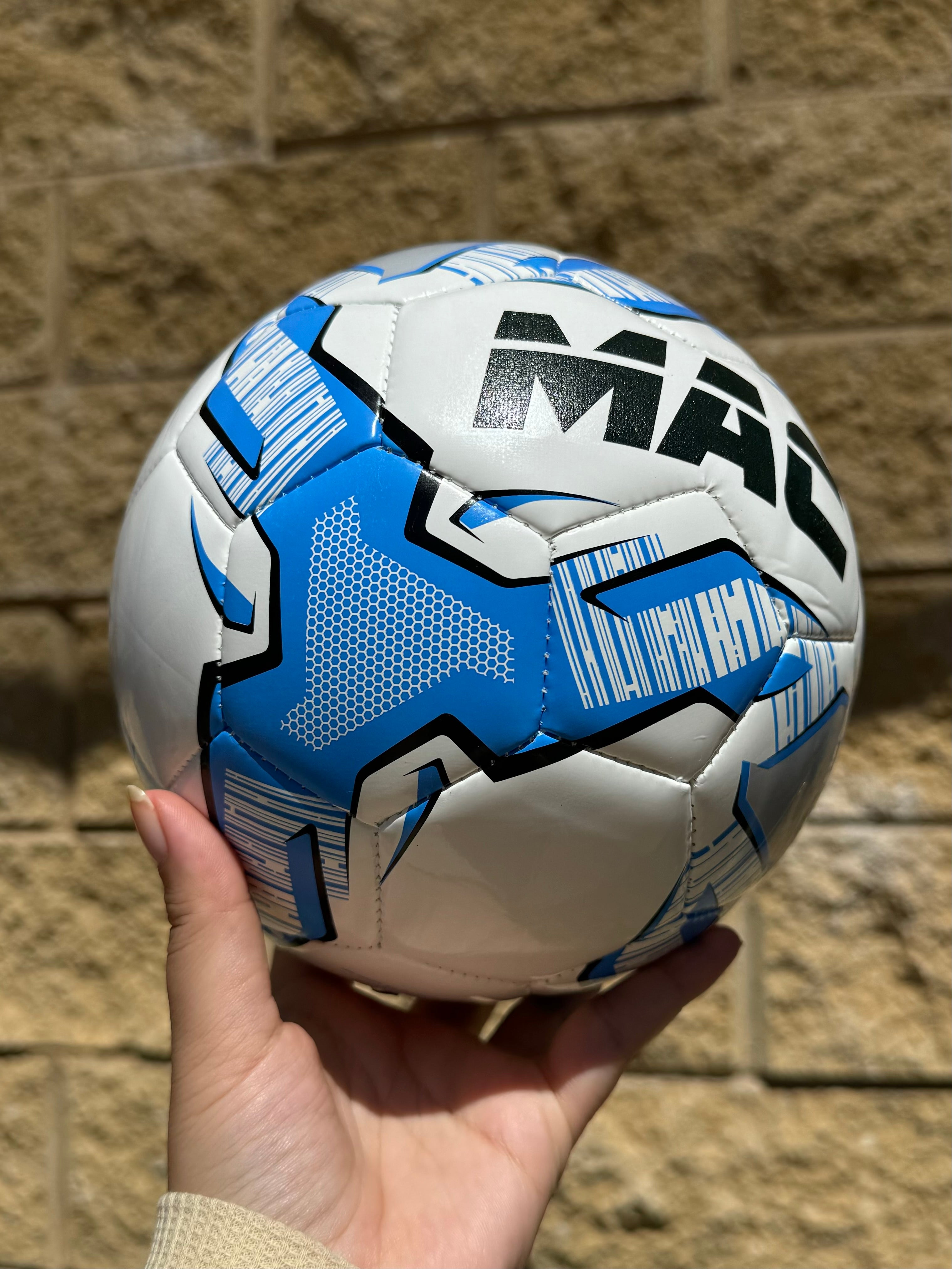 Personalised Mi-Ball Blue Soccer Ball (Size 3, 4, 5)
