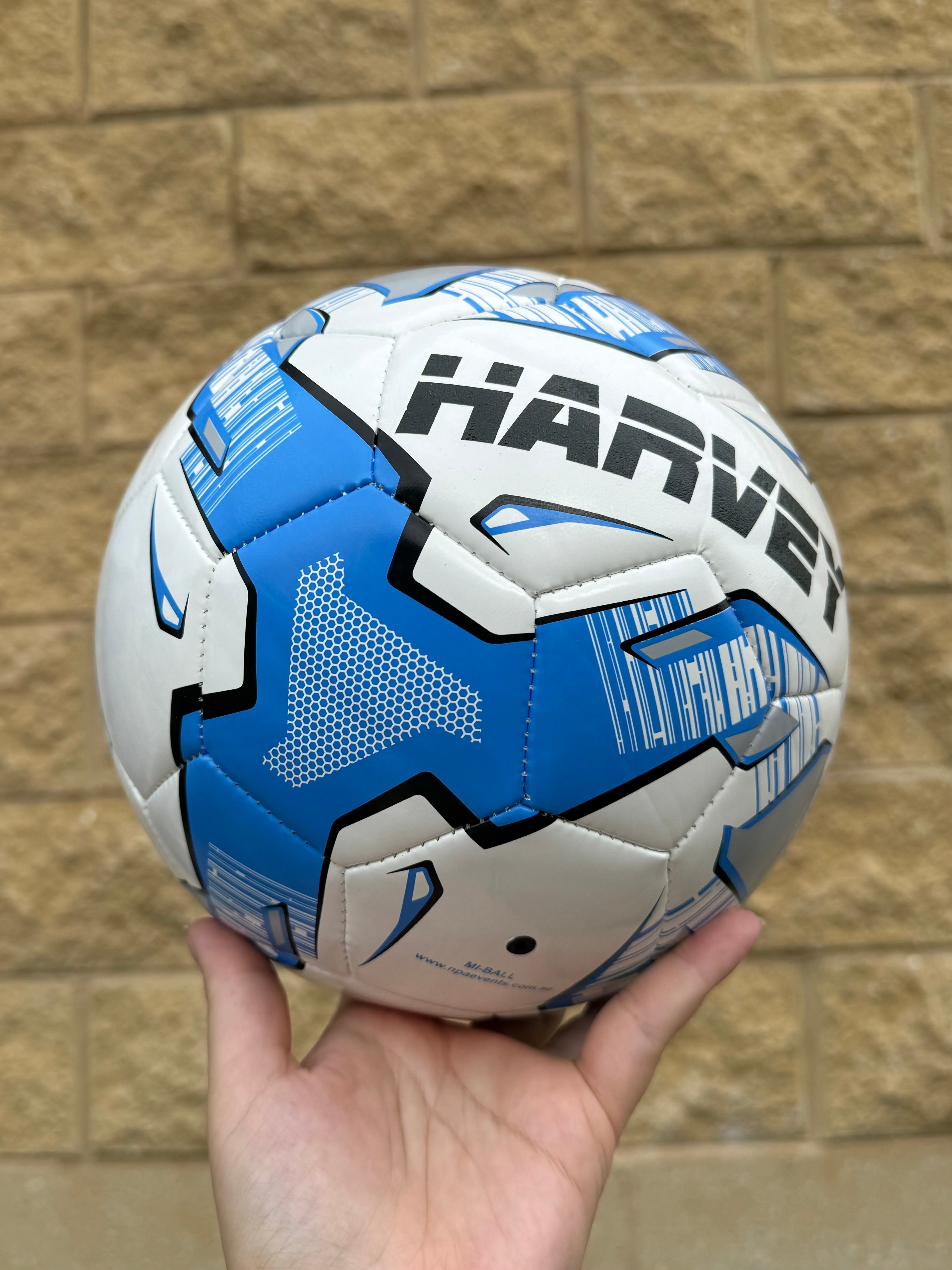 Personalised Mi-Ball Blue Soccer Ball (Size 3, 4, 5)