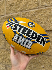 Load image into Gallery viewer, Personalised Parramatta Eels Official NRL Ball (Size 5)
