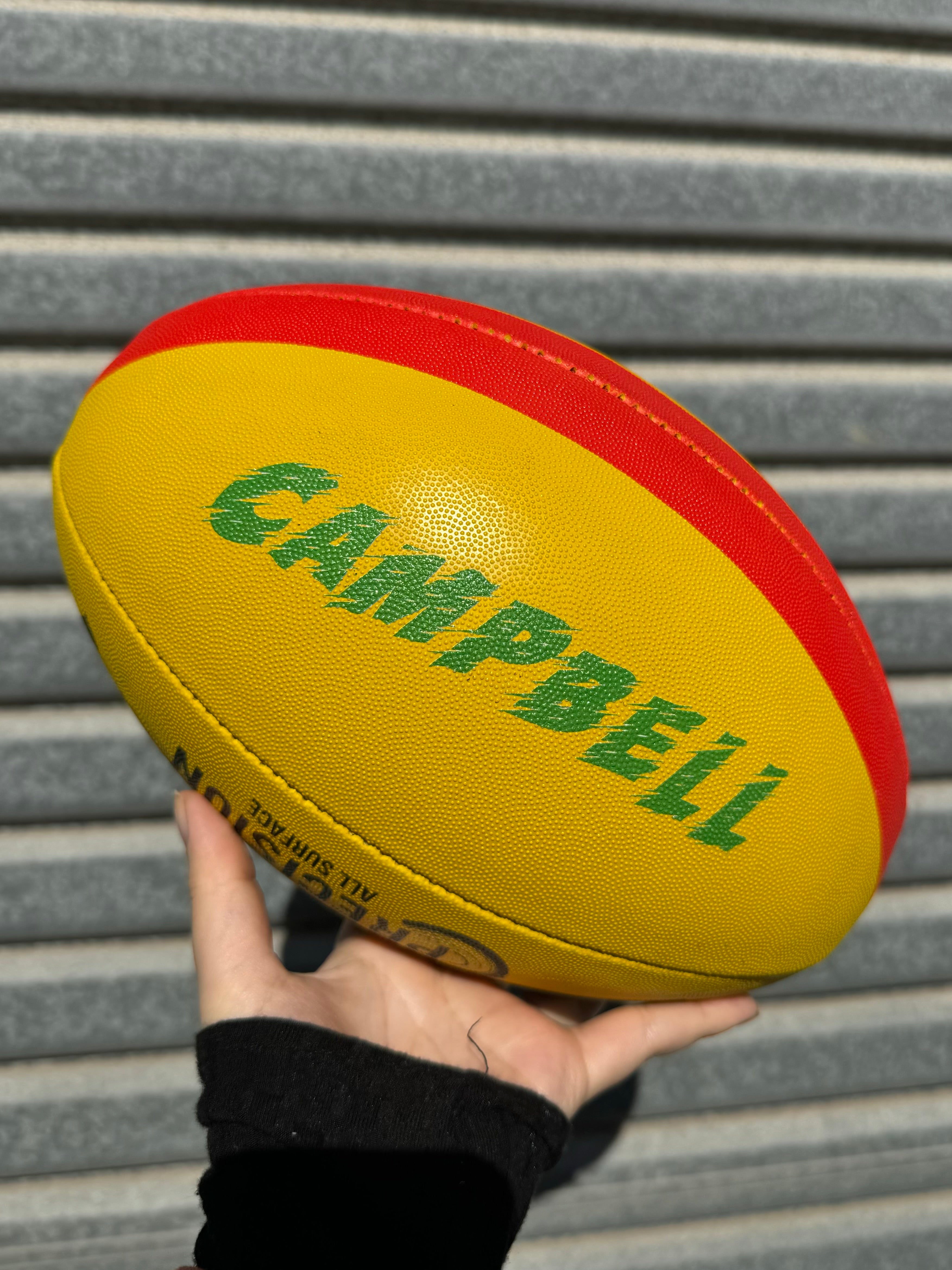 Personalised AFL Precision Football - Yellow (Size 3 & 5)