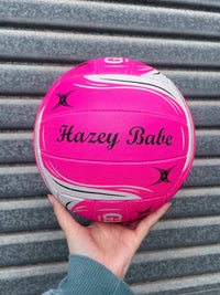 Load image into Gallery viewer, Personalised Gilbert Pink Netball (SIZE 5)
