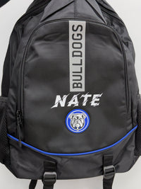 Load image into Gallery viewer, Personalised Canterbury Bulldogs Official NRL Backpack
