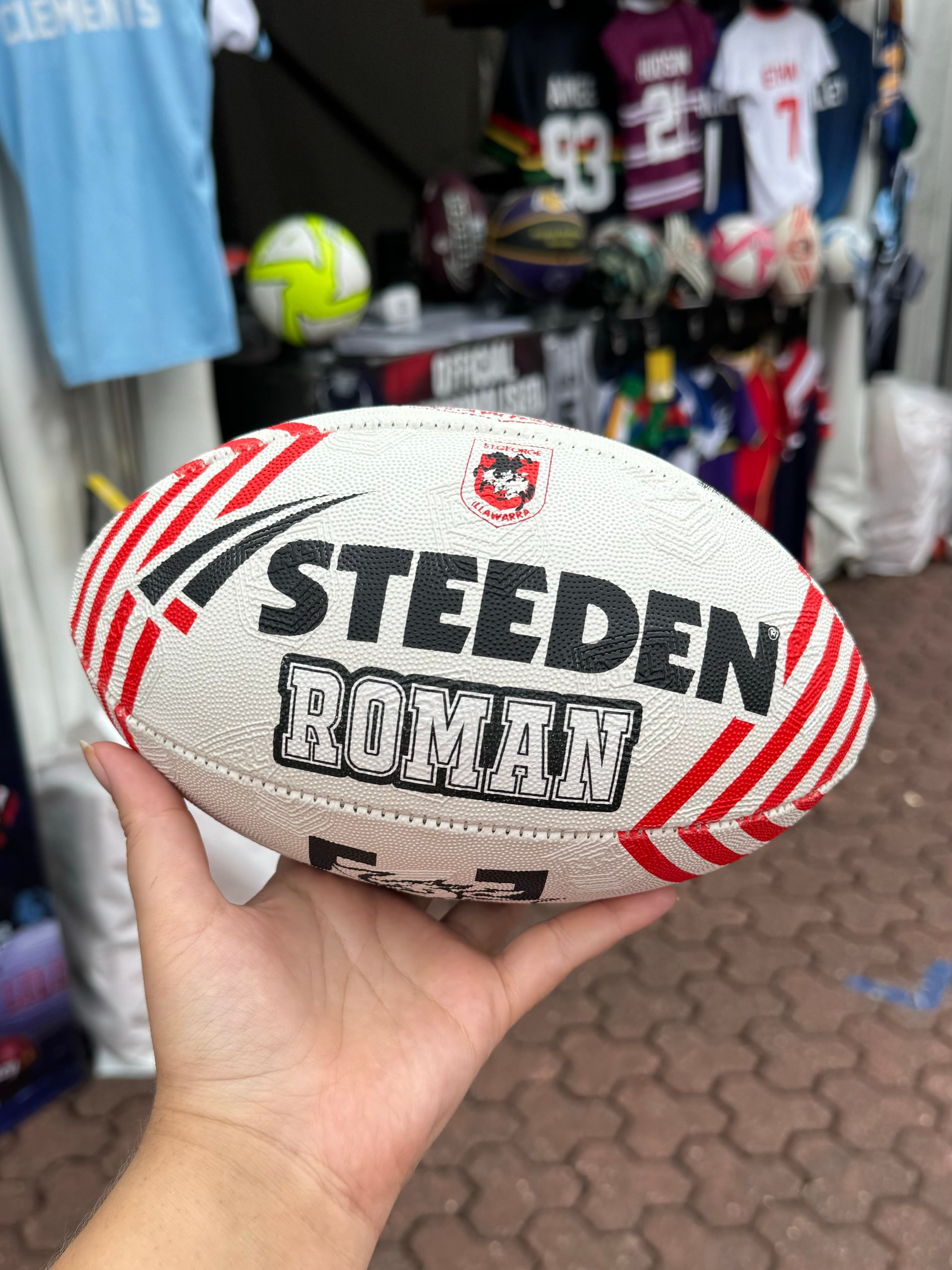 Personalised Official NRL Team balls (11inch mini ball)