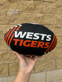Load image into Gallery viewer, Personalised Wests Tigers Official NRL Ball (Size 5)

