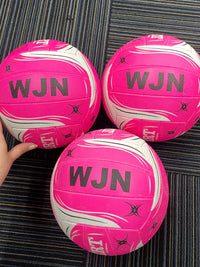 Load image into Gallery viewer, Personalised Gilbert Pink Netball (SIZE 5)
