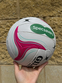 Load image into Gallery viewer, Personalised Gilbert 2025 Gripsure Match Netball (SIZE 5) - 7 Day Dispatch
