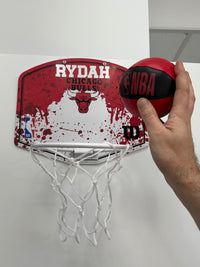 Load image into Gallery viewer, Personalised Wilson NBA Team Mini Basketball Hoop (Chicago Bulls)
