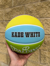 Load image into Gallery viewer, Personalised Junior Rubber Spalding Basketball (Size 5)
