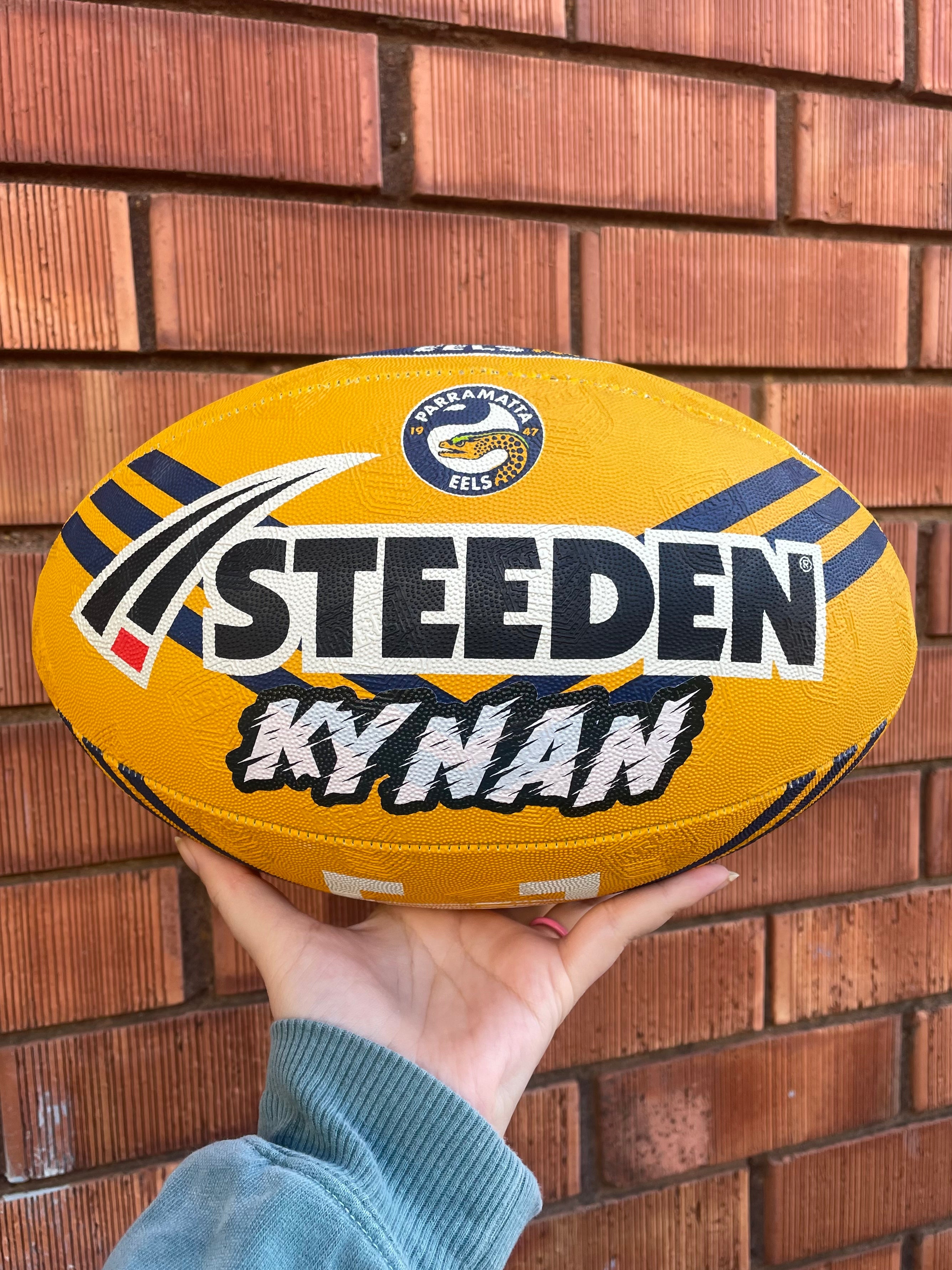 Personalised Parramatta Eels Official NRL Ball (Size 5)