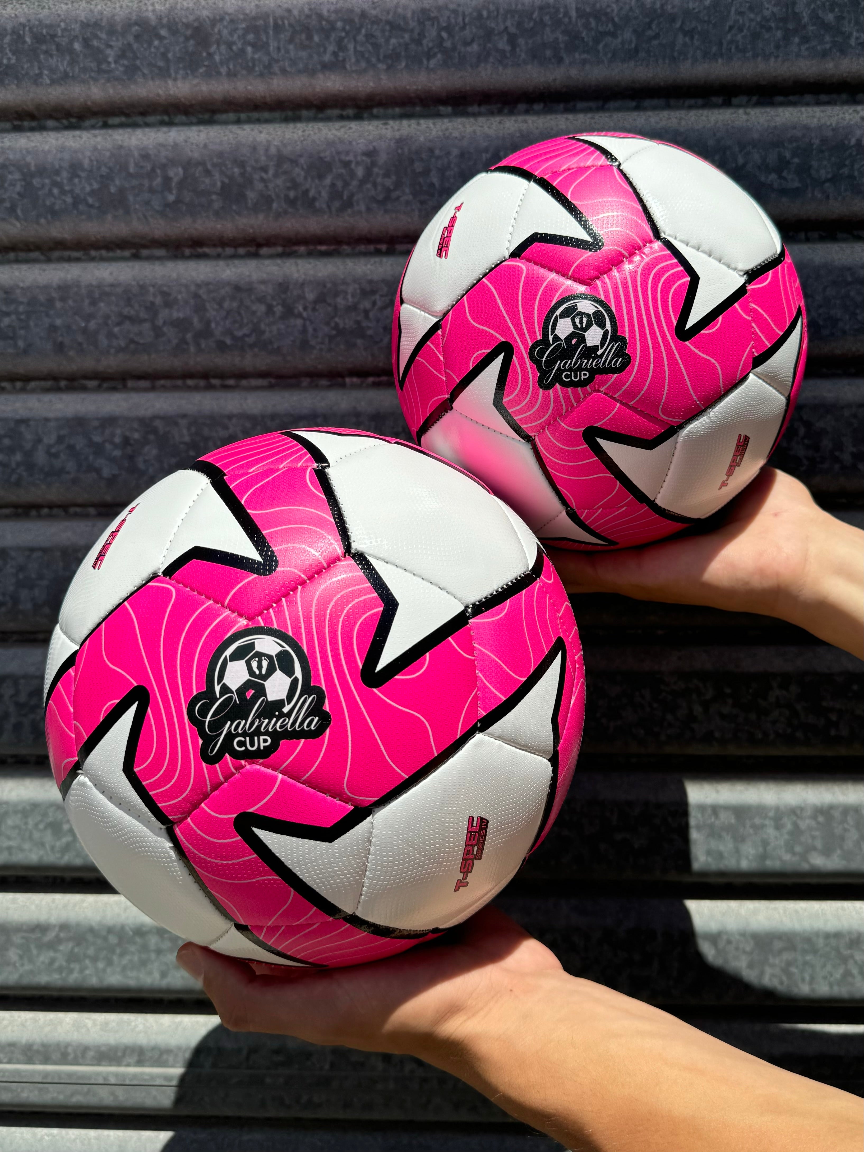 Personalised Deploy Pink Soccer Ball (Size 3, 4, 5)