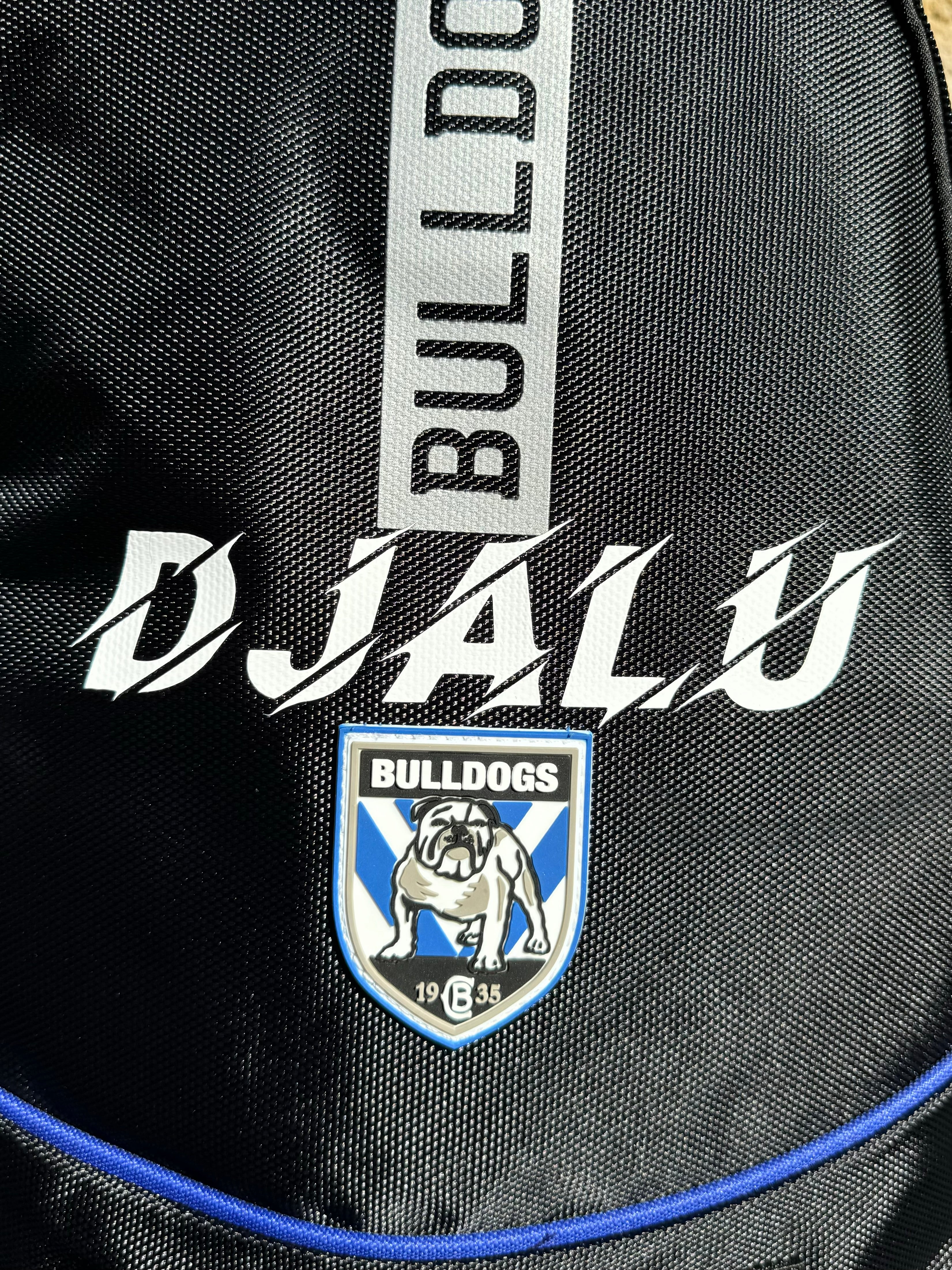 Personalised Canterbury Bulldogs Official NRL Backpack