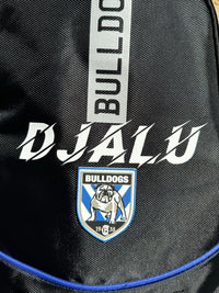 Load image into Gallery viewer, Personalised Canterbury Bulldogs Official NRL Backpack
