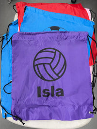 Load image into Gallery viewer, Personalised Netball Drawstring Bag
