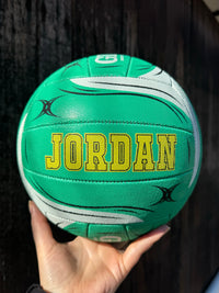 Load image into Gallery viewer, Personalised Gilbert Exo Teal Netball (SIZE 5)
