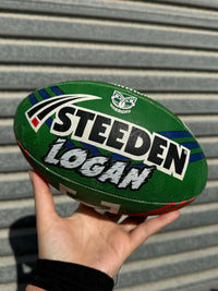 Load image into Gallery viewer, Personalised New Zealand Warriors Official NRL Ball (11inch mini ball)
