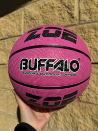 Load image into Gallery viewer, Personalised Buffalo Rubber Pink Basketball (Size 5, 6)
