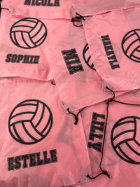 Load image into Gallery viewer, Personalised Netball Drawstring Bag
