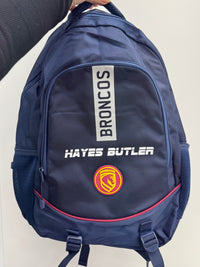 Load image into Gallery viewer, Personalised Brisbane Broncos Official NRL Backpack

