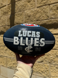Load image into Gallery viewer, Personalised AFL Official Carlton FC Blues Club Football (Size 5)
