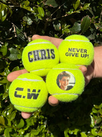 Load image into Gallery viewer, Personalised Slazenger Tennis Balls (4 Pack)
