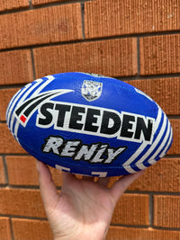 Load image into Gallery viewer, Personalised Canterbury Bulldogs Official NRL Ball (11inch mini ball)
