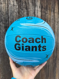 Load image into Gallery viewer, Personalised Gilbert Phoenix Netball Blue (SIZE 5)
