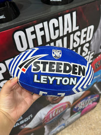 Load image into Gallery viewer, Personalised Canterbury Bulldogs Official NRL Ball (11inch mini ball)
