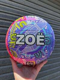 Load image into Gallery viewer, Personalised Gilbert 2025 Indigenous First Nations Supporter Netball (SIZE 5)

