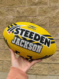 Load image into Gallery viewer, Personalised North Qld Cowboys Official NRL Ball (Size 5)
