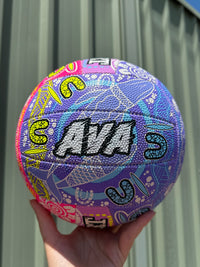 Load image into Gallery viewer, Personalised Gilbert 2025 Indigenous First Nations Supporter Netball (SIZE 5)
